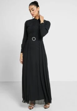 Belted A-Line Chiffon Dress -Silk Bloom Dresses Store 4 zoom desktop 997