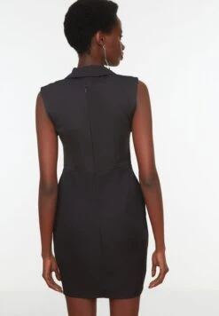 Trendyol Plunge Neck Bodycon Dress -Silk Bloom Dresses Store 5 zoom desktop 101