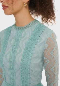 NA-KD Lace Detail Sleeves Mini Dress -Silk Bloom Dresses Store 5 zoom desktop 104