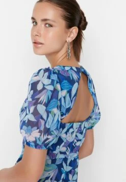 Trendyol Puff Sleeve Floral Dress 10 Trendyol Puff Sleeve Floral Dress -Silk Bloom Dresses Store 5 zoom desktop 107