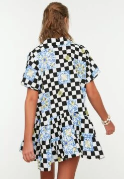 Trendyol Printed Ruffle Detail Dress -Silk Bloom Dresses Store 5 zoom desktop 11