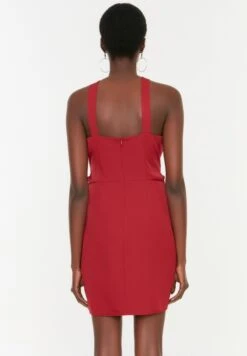 Trendyol Halter Neck Eyelet Detail Dress -Silk Bloom Dresses Store 5 zoom desktop 121