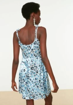 Trendyol Cowl Neck Tie Shoulder Printed Dress 9 Trendyol Cowl Neck Tie Shoulder Printed Dress -Silk Bloom Dresses Store 5 zoom desktop 128