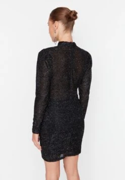 Trendyol Tie Detail Shimmer Dress 9 Trendyol Tie Detail Shimmer Dress -Silk Bloom Dresses Store 5 zoom desktop 138