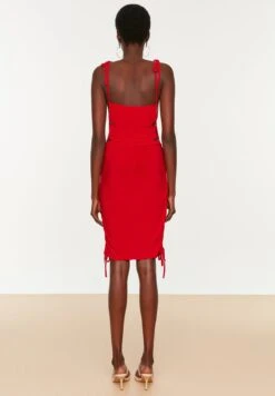 Trendyol Knitted Tie Detail Dress 9 Trendyol Knitted Tie Detail Dress -Silk Bloom Dresses Store 5 zoom desktop 148