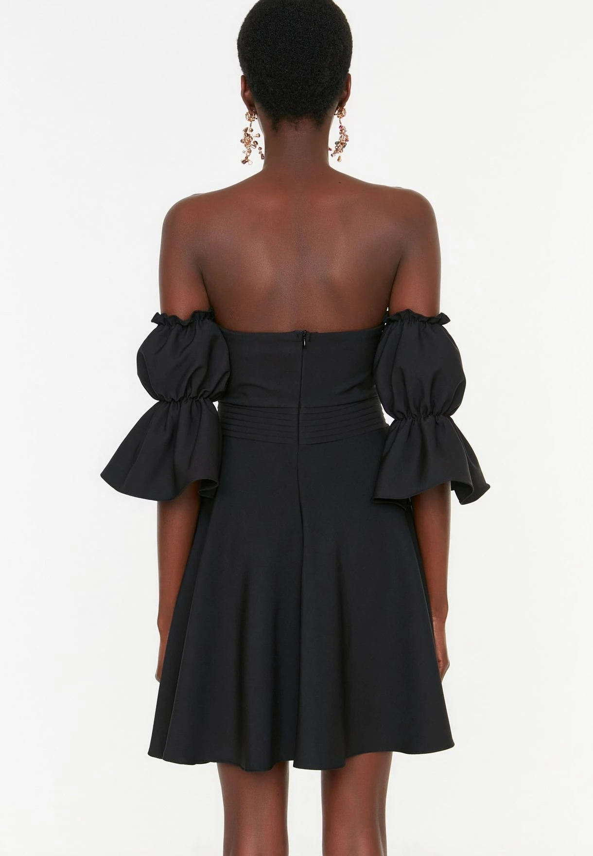 Trendyol Bandeau Skater Dress 5 Trendyol Bandeau Skater Dress - Image 5