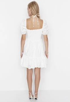 Trendyol Openwork Balloon Sleeve Dress -Silk Bloom Dresses Store 5 zoom desktop 18