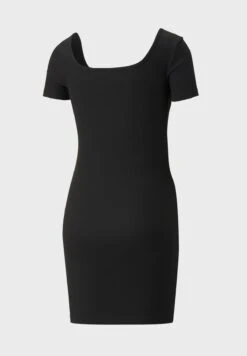 Puma Classics Square Neck Ribbed Dress -Silk Bloom Dresses Store 5 zoom desktop 192