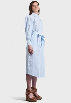 BEVERLY HILLS POLO CLUB Striped Puff Sleeve Belt Detail Dress 9 BEVERLY HILLS POLO CLUB Striped Puff Sleeve Belt Detail Dress -Silk Bloom Dresses Store 5 zoom desktop 206