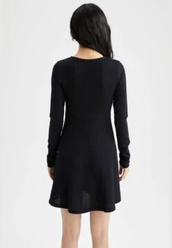 DeFacto A Cut Long Sleeve Cable Knit Mini Dress 9 DeFacto A Cut Long Sleeve Cable Knit Mini Dress -Silk Bloom Dresses Store 5 zoom desktop 217