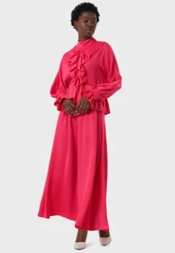 Ruffle Tie Top And Skirt -Silk Bloom Dresses Store 5 zoom desktop 232