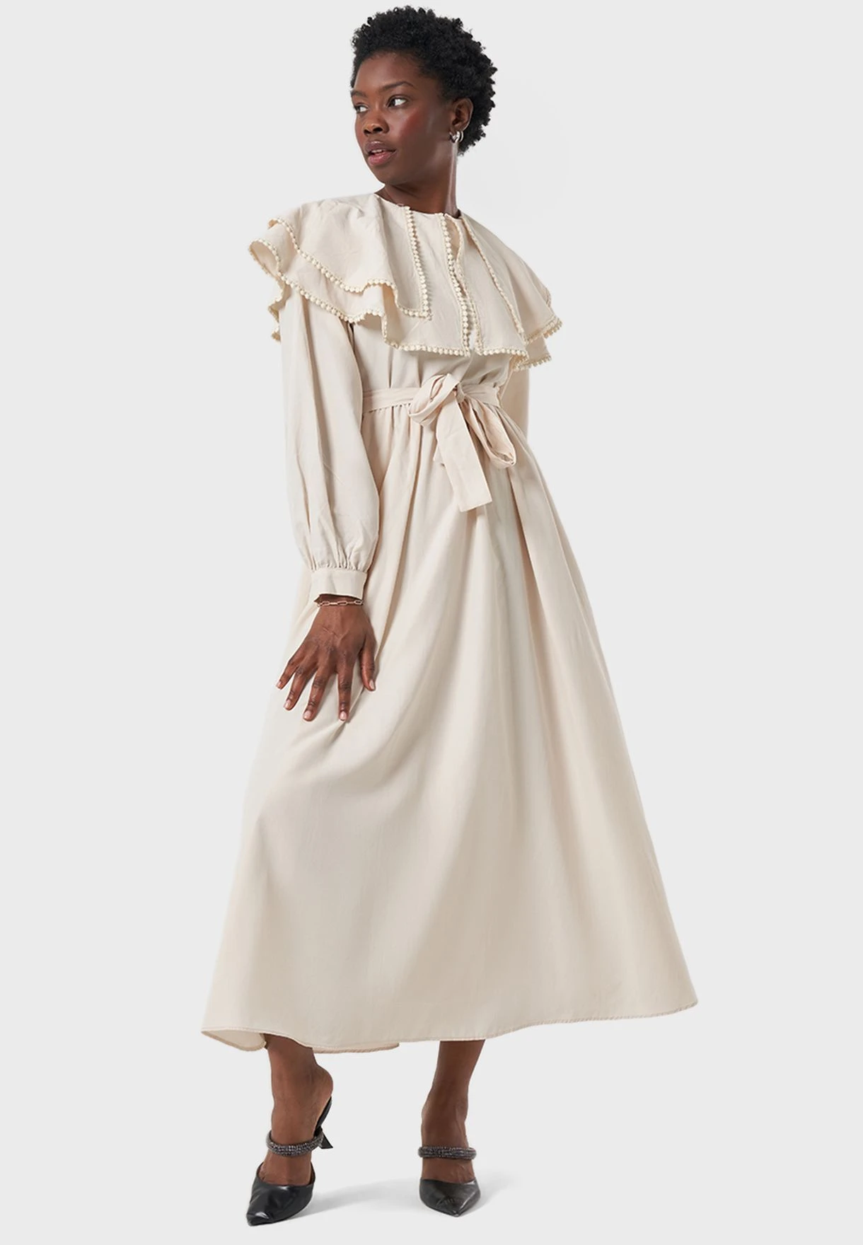 Puff Sleeve Printed Dress 5 Puff Sleeve Printed Dress - Image 5