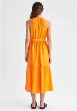 DeFacto High Neck Sleeveless Poplin Midi Dress 12 DeFacto High Neck Sleeveless Poplin Midi Dress -Silk Bloom Dresses Store 5 zoom desktop 239