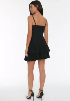 Trendyol Strappy Ruffle Detail Dress -Silk Bloom Dresses Store 5 zoom desktop