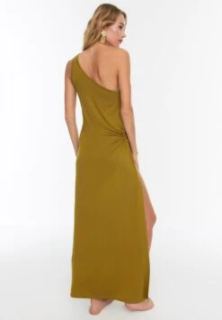 Trendyol One Shoulder Side Split Dress -Silk Bloom Dresses Store 5 zoom desktop 249