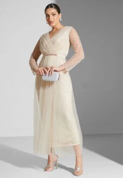 Surplice Neck Belted Mesh Tiered Dress 9 Surplice Neck Belted Mesh Tiered Dress -Silk Bloom Dresses Store 5 zoom desktop 259