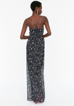Trendyol Floral Print Cut Out Detail Dress -Silk Bloom Dresses Store 5 zoom desktop 260