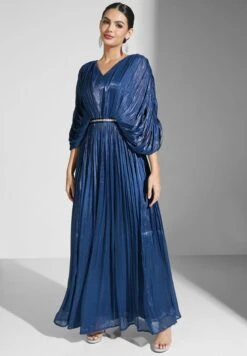 Shimmer Dress With Drape Detail -Silk Bloom Dresses Store 5 zoom desktop 269