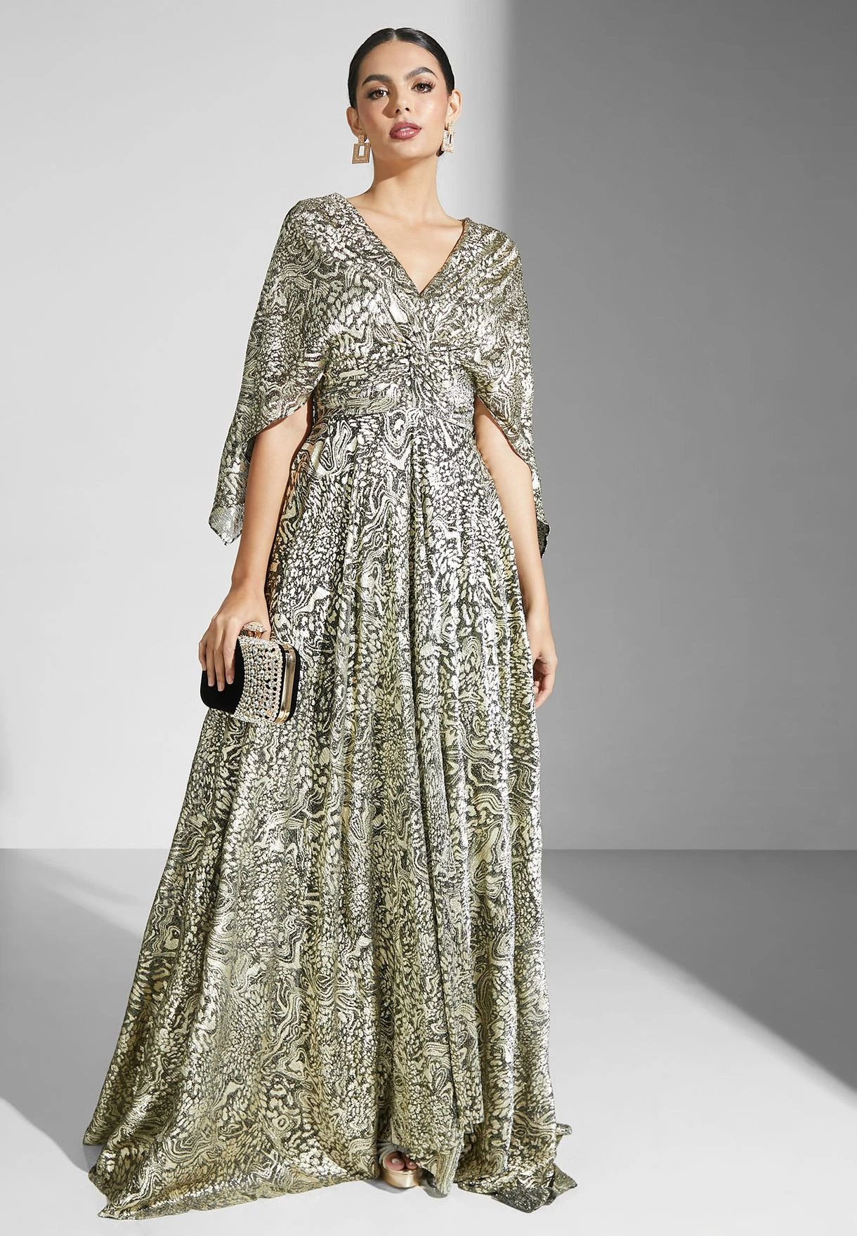 Foil Print Dress 5 Foil Print Dress - Image 5