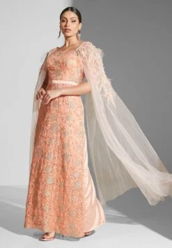 Split Sleeve Square Neck Dress -Silk Bloom Dresses Store 5 zoom desktop 283