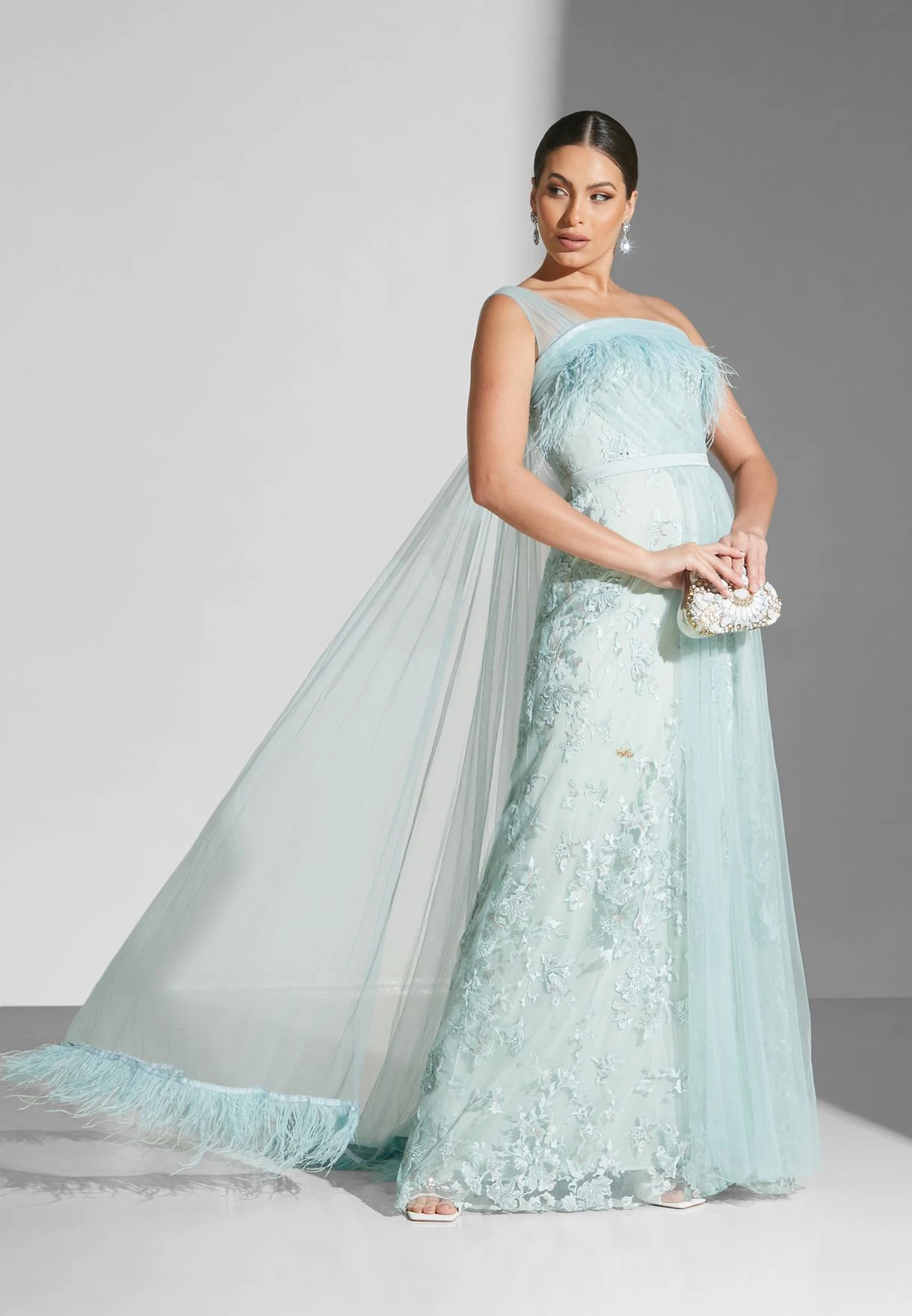 Embroidered Mesh Tiered Dress 5 Embroidered Mesh Tiered Dress - Image 5