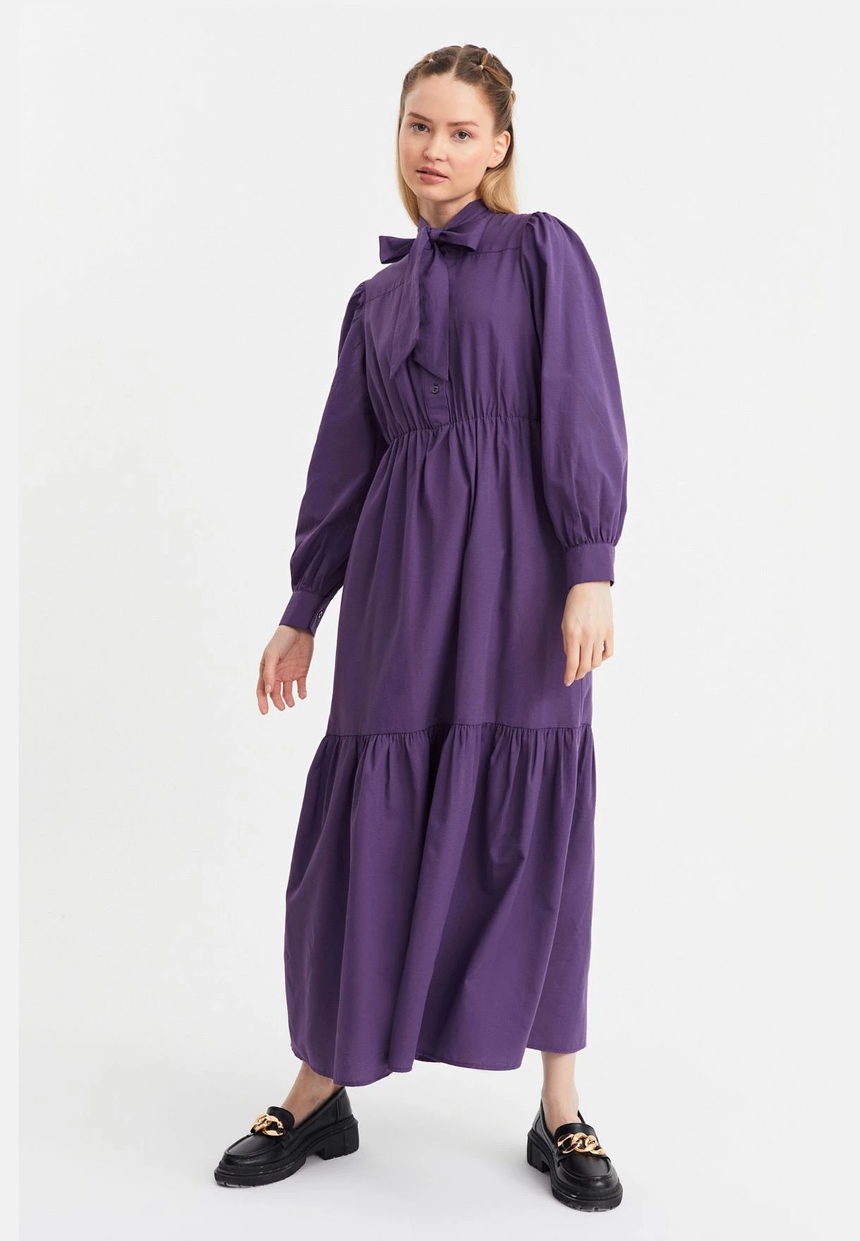 Puff Sleeve Tiered Dress 5 Puff Sleeve Tiered Dress - Image 5