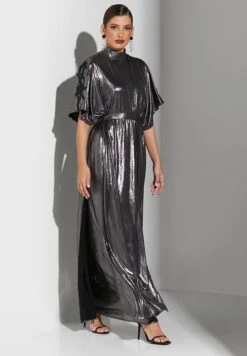 Metallic Shimmer Abaya -Silk Bloom Dresses Store 5 zoom desktop 310