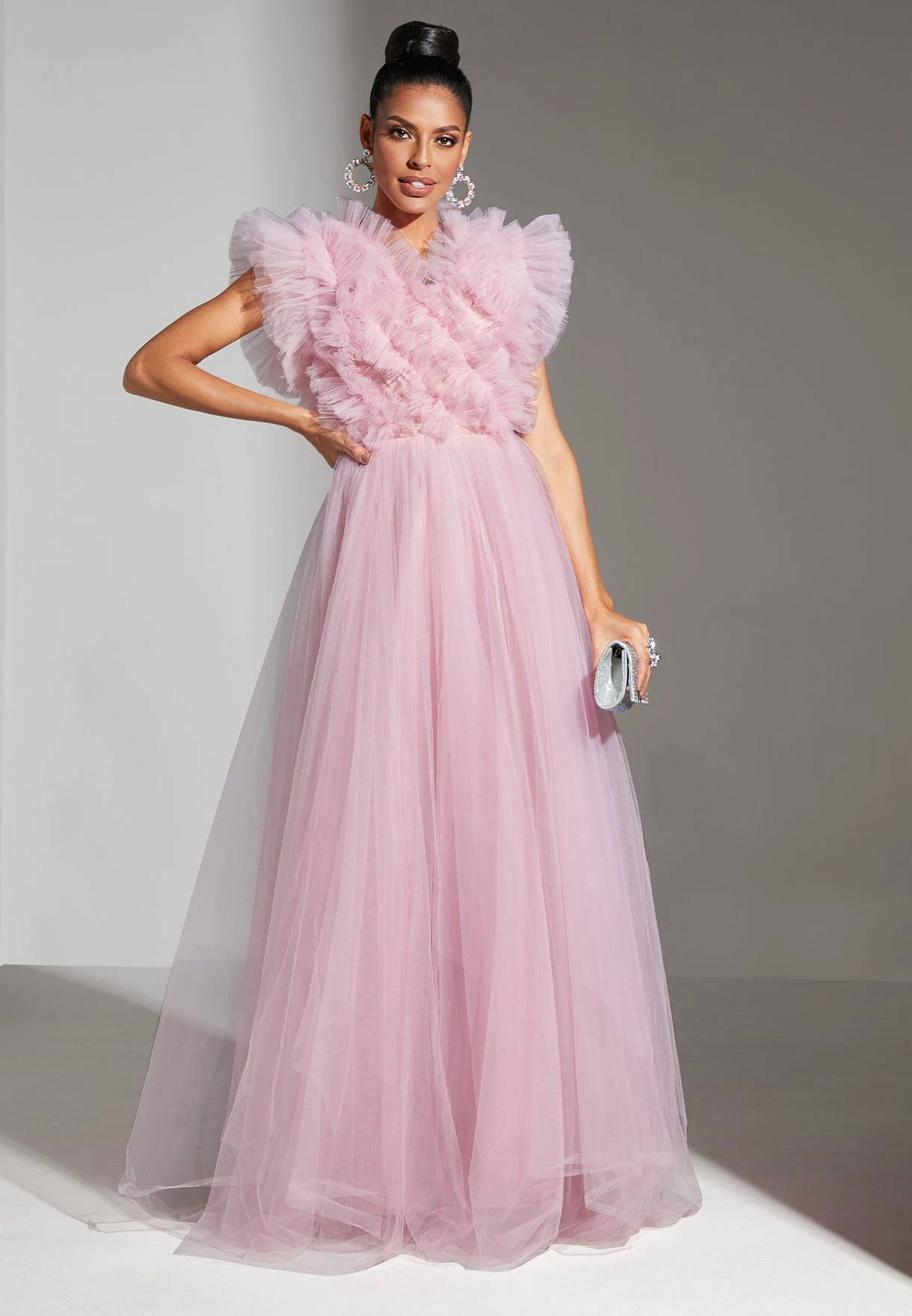 Rosette Tulle Dress 5 Rosette Tulle Dress - Image 5