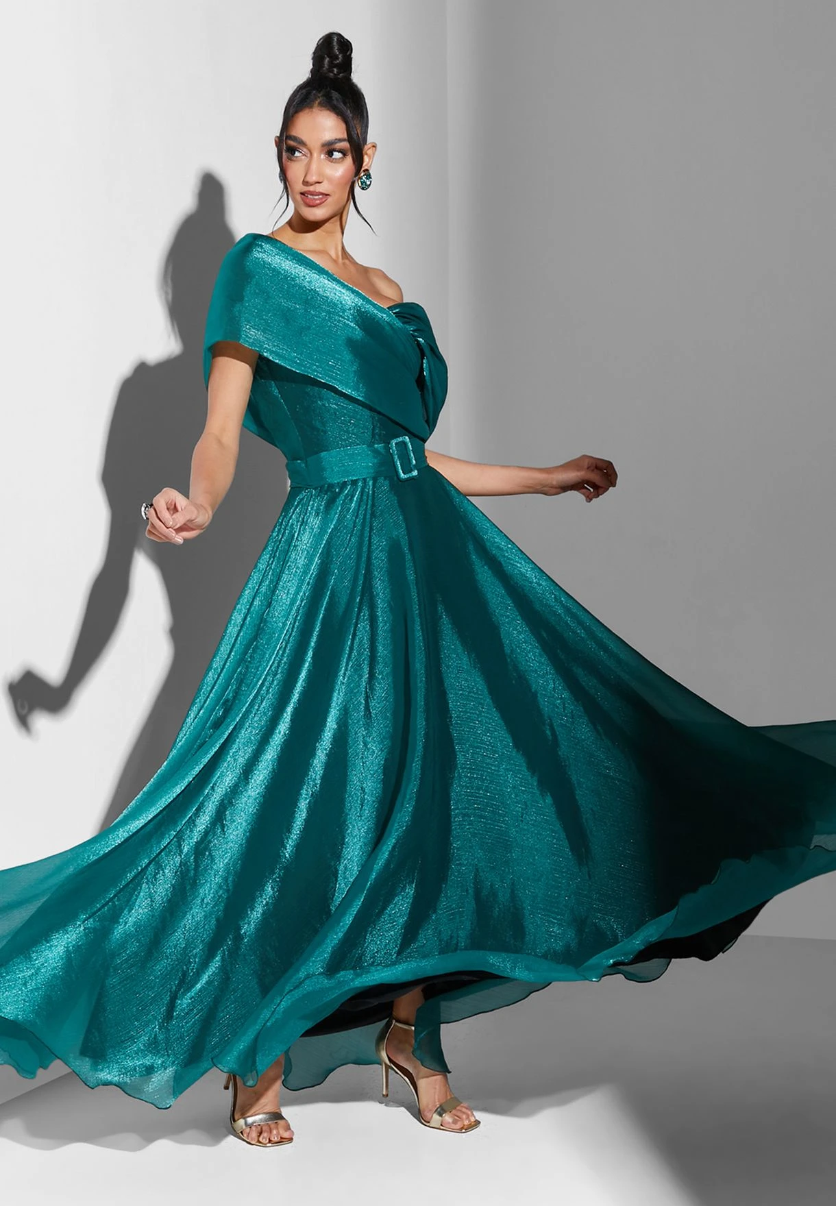 Off Shoulder Organza Dress 5 Off Shoulder Organza Dress - Image 5