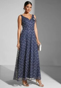 Embellisehd Plunge Neck Gown -Silk Bloom Dresses Store 5 zoom desktop 333
