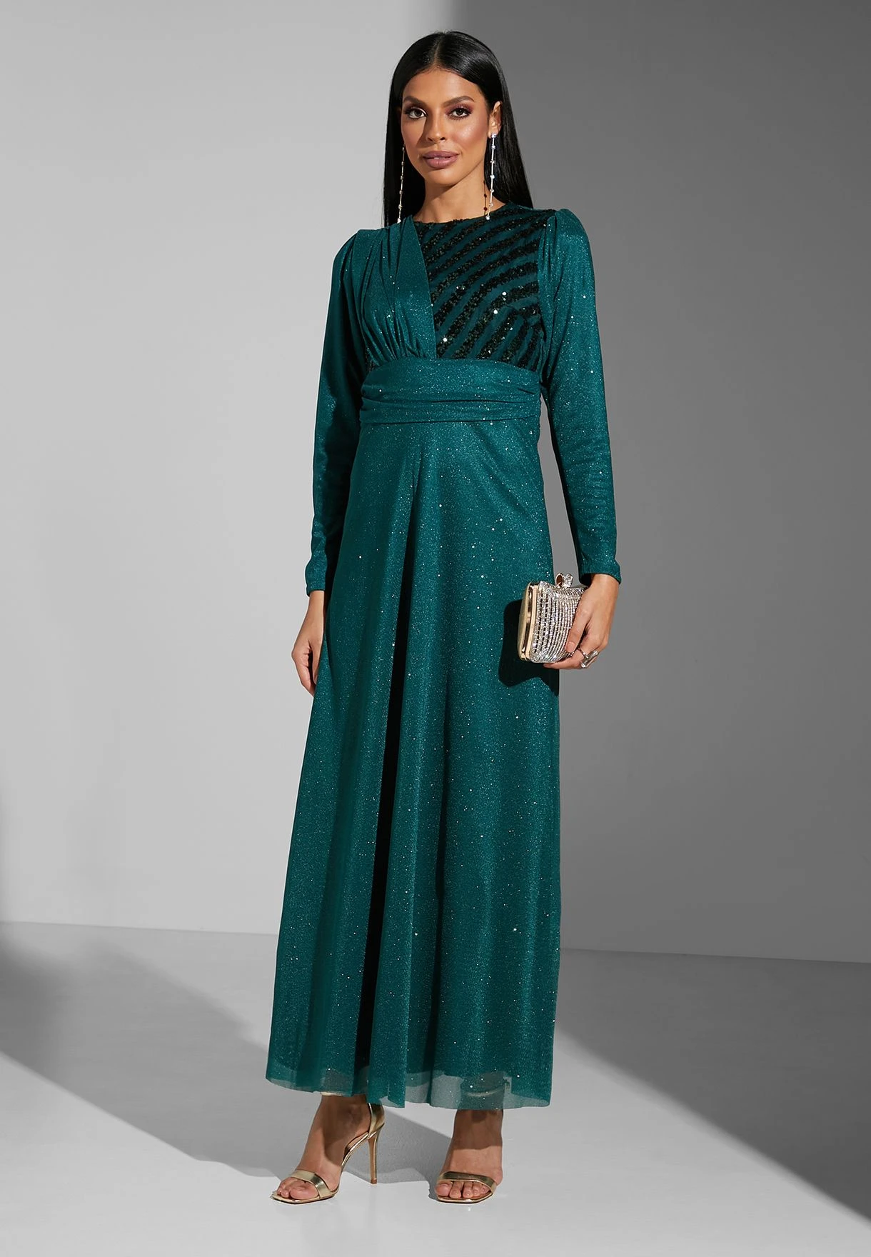 Shimmer A-Line Dress 5 Shimmer A-Line Dress - Image 5