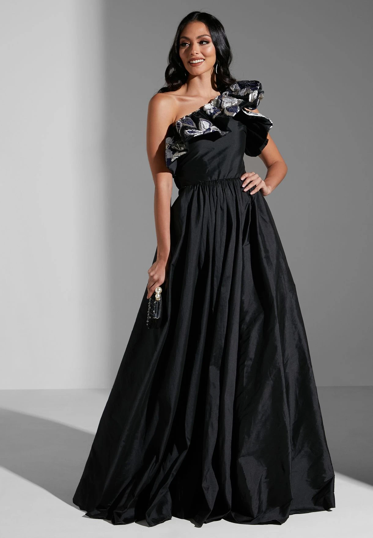 One Shoulder Ruffle Dress 5 One Shoulder Ruffle Dress - Image 5