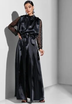 Gathered Slit Dress -Silk Bloom Dresses Store 5 zoom desktop 353