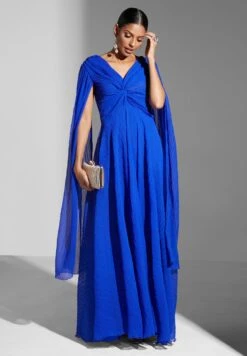 Pleated Twist Front Dress -Silk Bloom Dresses Store 5 zoom desktop 354