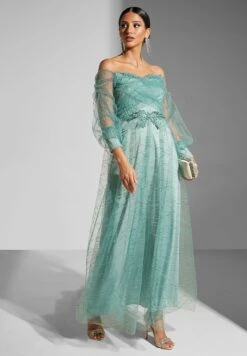 Off-Shoulder Cross-Over Gown 9 Off-Shoulder Cross-Over Gown -Silk Bloom Dresses Store 5 zoom desktop 365