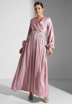 Pleated Shoulder Dress -Silk Bloom Dresses Store 5 zoom desktop 372