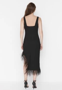 Trendyol Fringe High Low Hem Dress -Silk Bloom Dresses Store 5 zoom desktop 388