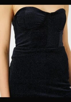 Koton Velvet Mini Party Dress Strapless Corset Looking 9 Koton Velvet Mini Party Dress Strapless Corset Looking -Silk Bloom Dresses Store 5 zoom desktop 390