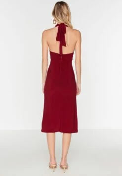 Trendyol Halter Neck Tie Detail Dress -Silk Bloom Dresses Store 5 zoom desktop 400