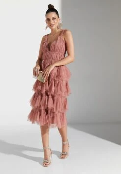 Strappy Tiered Dress -Silk Bloom Dresses Store 5 zoom desktop 410