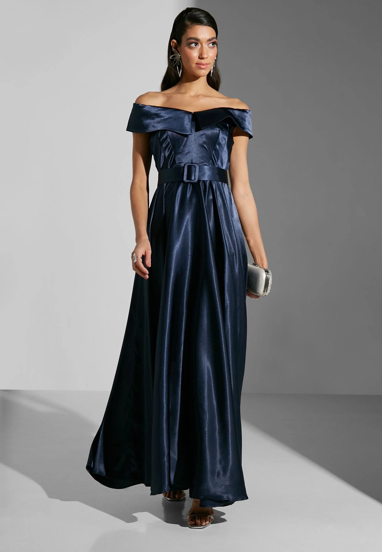 High Low Dress With Belt 5 High Low Dress With Belt - Image 5