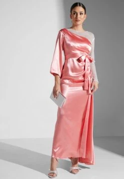 Ruched One-Shoulder Dress -Silk Bloom Dresses Store 5 zoom desktop 447