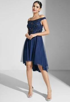 Embellished Fit And Flare Dress -Silk Bloom Dresses Store 5 zoom desktop 48