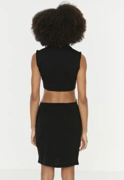 Trendyol Button Down Cut Out Detail Dress -Silk Bloom Dresses Store 5 zoom desktop 63