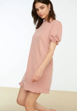 Trendyol Balloon Sleeve Knitted Dress -Silk Bloom Dresses Store 5 zoom desktop 78