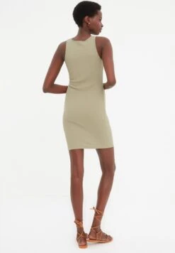 Trendyol Strappy Cut Out Detail Knitted Dress -Silk Bloom Dresses Store 5 zoom desktop 89