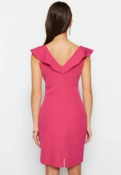 Trendyol Ruffle Detail Knitted Dress -Silk Bloom Dresses Store 6 zoom desktop 12