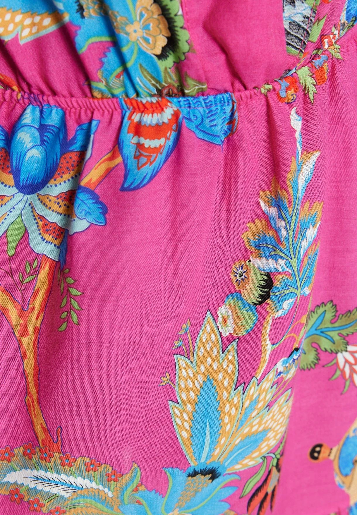 Trendyol Floral Print Ruffle Beach Dress 6 Trendyol Floral Print Ruffle Beach Dress - Image 6