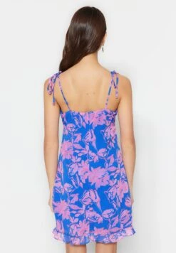 Trendyol Floral Print Ruffle Hem Dress 14 Trendyol Floral Print Ruffle Hem Dress -Silk Bloom Dresses Store 6 zoom desktop 7