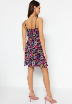 Trendyol Strappy Floral Print Dress 14 Trendyol Strappy Floral Print Dress -Silk Bloom Dresses Store 6 zoom desktop 9